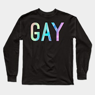 Gay Vaporwave Long Sleeve T-Shirt